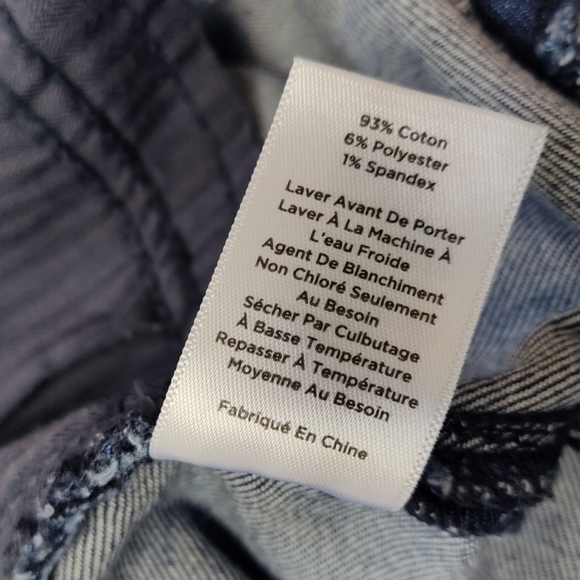 TALBOTS Flawless Five Pocket Cropped Capri Jeans Size 4P String Accent Casual - Picture 6 of 11